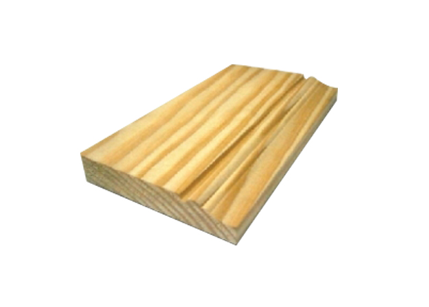 ไม้สน SYP บัวล่าง D3 อบ เทอร์โมทีค เกรดเนเชอรัล 0.5x4x2.44 (8mm.x85mm.)