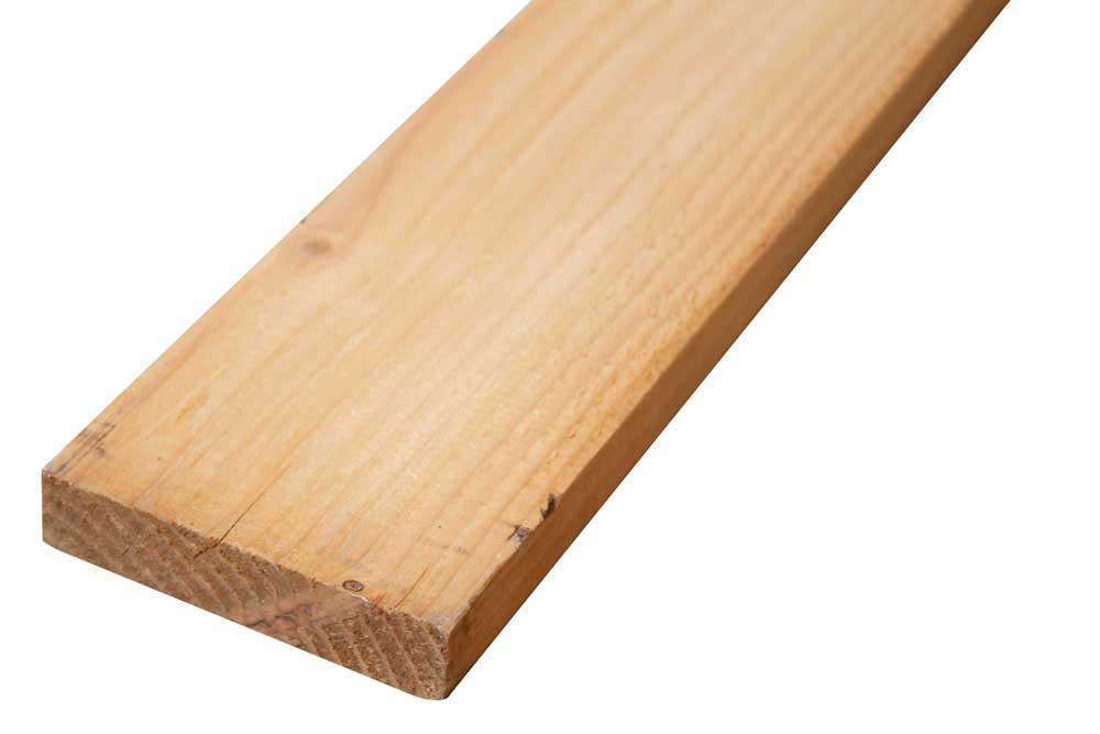 ไม้สน SPF ไส 4 หน้า อบ Grade IV 1.5x3x3.9 (38mm.x65mm.)