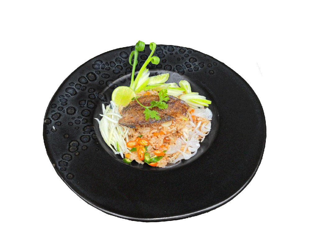 ข้าวผัดปลาสลิด [150.00]