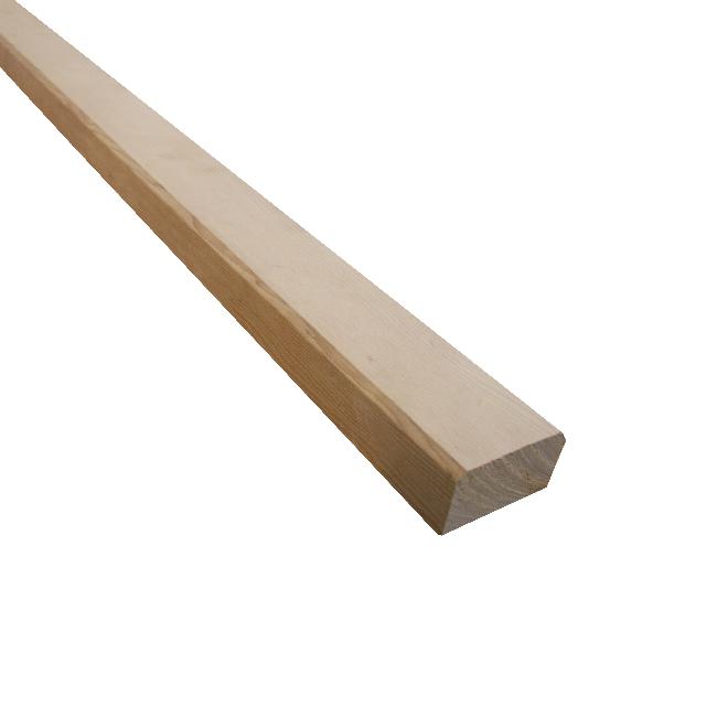 ไม้ราวบันได สน AL ลบมุม 45 เกรดพรีเมี่ยม 2x4x3.0 (42mm.x85mm.)