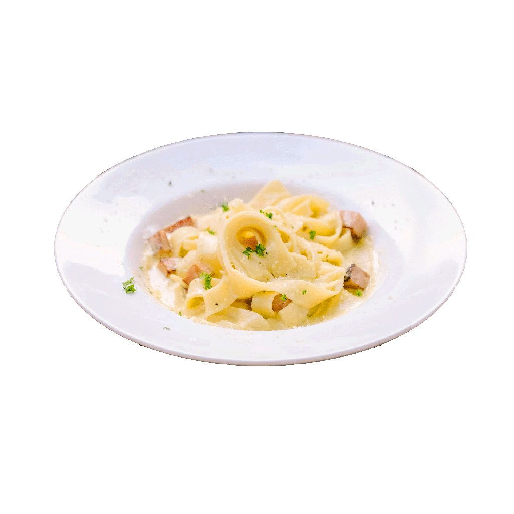 Fettuccine Carbonara Pancestta