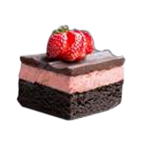 BROWNIE STRAWBERRY LAYER