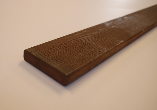[22320101890701408501000] ไม้รั้ว Hardwood กันปลวก H3 สีวอลนัท พิมพ์ลาย ขนาด 40mm x 85mm x 1m