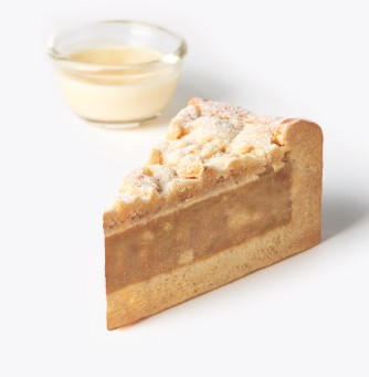 [10001] Apple crumble with Vanilla sauce