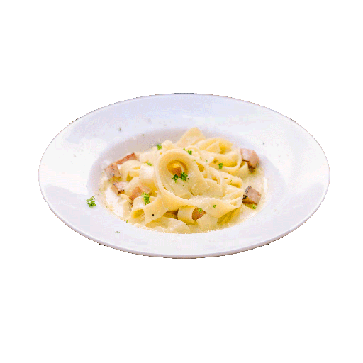 [02008] Fettuccine Carbonara Pancestta