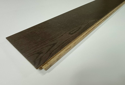 [208934042035SD141250900] ไม้พื้นมัลติเลเยอร์ วอลนัท ผิวเรียบวีเนียร์ 3 mm รางลิ้น กันปลวก H3.2 สีธรรมชาติ 14x125x900 (16แผ่น/1.8ตรม./กล่อง)